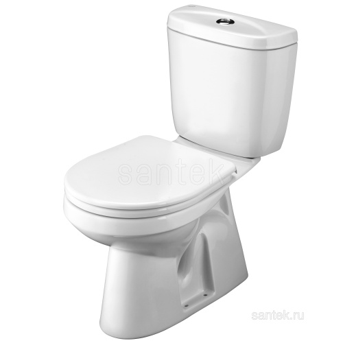 SANTEK Унитаз-компакт Анимо сиденье дюропласт, вертикальный выпуск