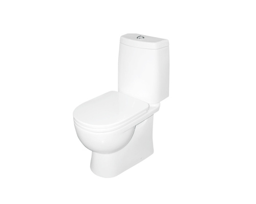 SANITA LUXE Фест Люкс унитаз-компакт, 2 режима, сиденье дюропласт с микролифтом, белый