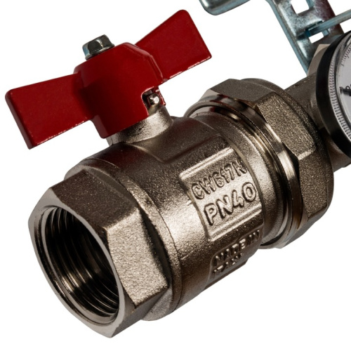 STOUT Коллектор в сборе с расходомерами 7 выходов, нержавеющая сталь