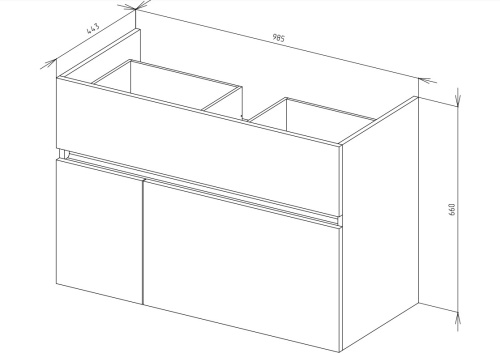 VENECIANA Тумба под раковину ADEL, 100 см