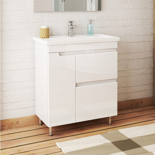 UNCORIA Тумба "Брента" 70 под умывальник "Фостер" 70 см, белая