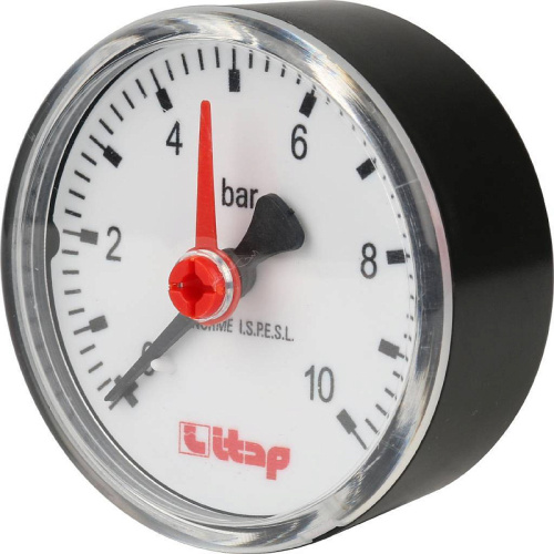 ITAP Манометр c осевым подключением 483 (1/4", 0-10 бар)