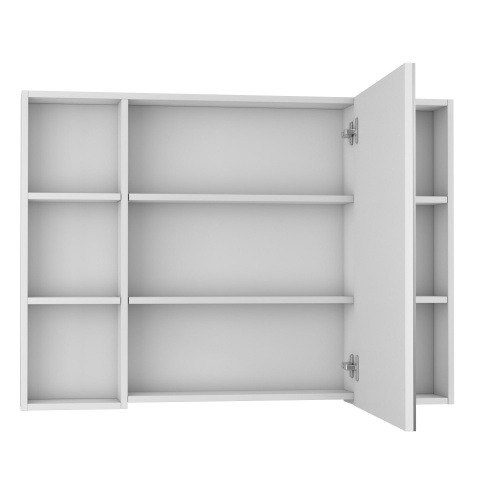 UNCORIA Зеркало-шкаф Делия 105, белое