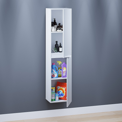 Uperwood Шкаф-пенал Tanos подвесной, 30*25*150 см (белый)