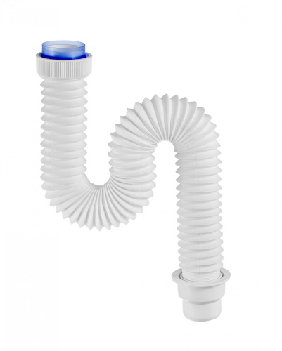 VIRPLAST Сифон гофрированный "Элит" без выпуска, 600 мм