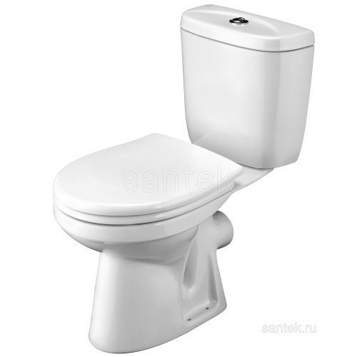 SANTEK Унитаз-компакт Анимо дюропластовое сиденье горизонтальный выпуск