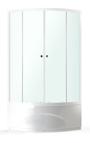 DOMANI-SPA Душевое ограждение 90*90*195 см Delight 99 high, прозрачные стекла