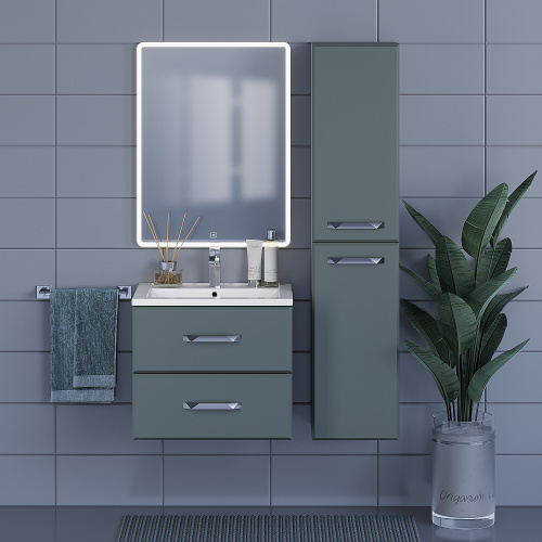 Uperwood Пенал Foster подвесной, 36*30*160 см (серый графит)