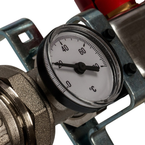 STOUT Коллектор в сборе с расходомерами 10 выходов, нержавеющая сталь