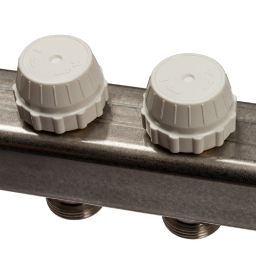 STOUT Коллектор с расходомерами 11 выходов, нержавеющая сталь