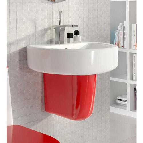 SANITA LUXE Полупьедестал Best Color Red, красный