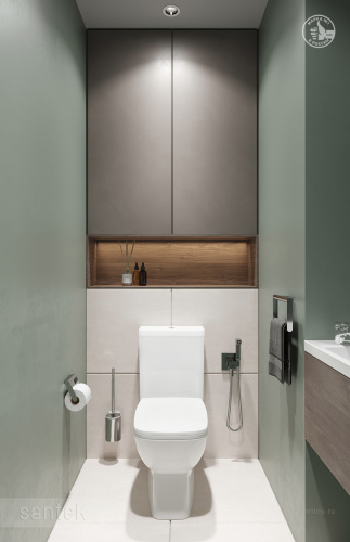 SANTEK Унитаз-компакт Нео сиденье с функцией мягкого закрывания и быстрого снятия