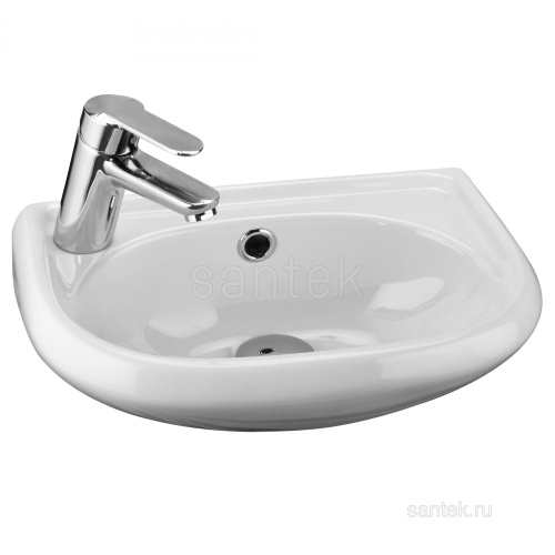SANTEK Раковина Бриз отверстие под смеситель слева, 40 см