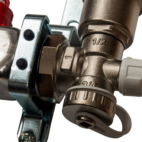 STOUT Коллектор в сборе с расходомерами 12 выходов, нержавеющая сталь