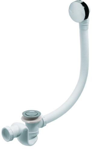 WIRQUIN Слив-перелив "ELTON" полуавтомат, вентиль и клапан хромированные