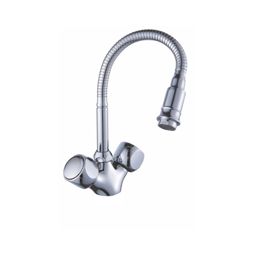 Антей Смеситель д/кухни с 2-мя рукоятками с гибким. изливом, креп. гайка Луна 587336 АНТЕЙ 1/10