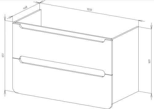 VENECIANA Тумба под умывальник ORINOKO, 105 см