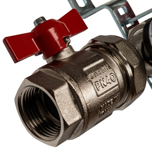 STOUT Коллектор в сборе с расходомерами 8 выходов, нержавеющая сталь