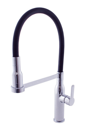 RAV SLEZAK Смеситель для кухни ZAMBEZI с гибким чёрным изливом