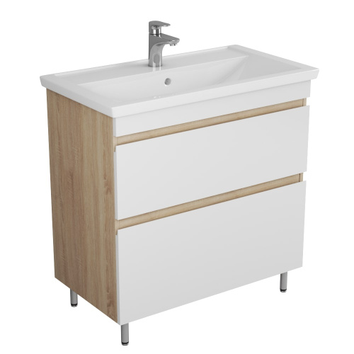 UNCORIA Тумба под умывальник "Арно", 80 см (дуб сонома)