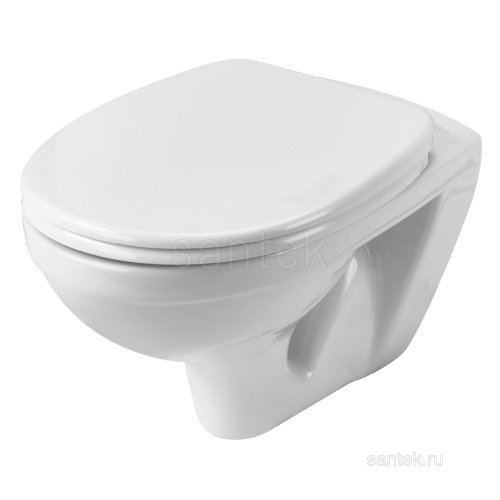 SANTEK Унитаз ПОДВЕСНОЙ Santek Бореаль сиденье дюропласт с функц.мягк.закрыв.