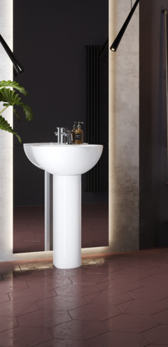 SANITA LUXE Умывальник пьедестальный Art (46,9 см)