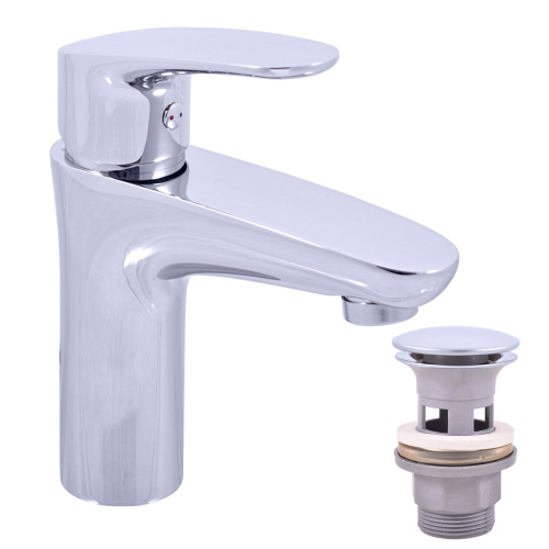 RAV SLEZAK Смеситель для раковины AMUR с открыванием стока (металлический)