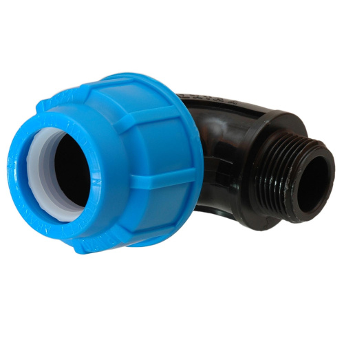 TEBO Отвод наружная резьба 40х1 1/4 ПНД