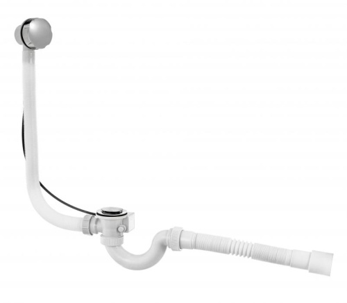 VIRPLAST ВИРПЛАСТ Сифон "МИНИ Элит" для ванн с автоматическим сливом и г/т  (Ø40/50)