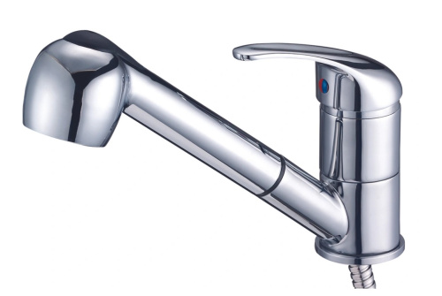 SOLONE Смеситель для раковины с выдвижным изливом-лейкой KEN4-A031