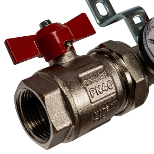 STOUT Коллектор в сборе с расходомерами 9 выходов, нержавеющая сталь