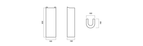 SANITA LUXE Пьедестал Best, белый
