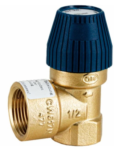 STOUT Клапан предохранительный для систем водоснабжения 6 бар 1/2"х3/4"