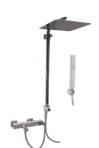 RAV SLEZAK Смеситель для ванны LOIRA телескопическая штанга, верхний душ