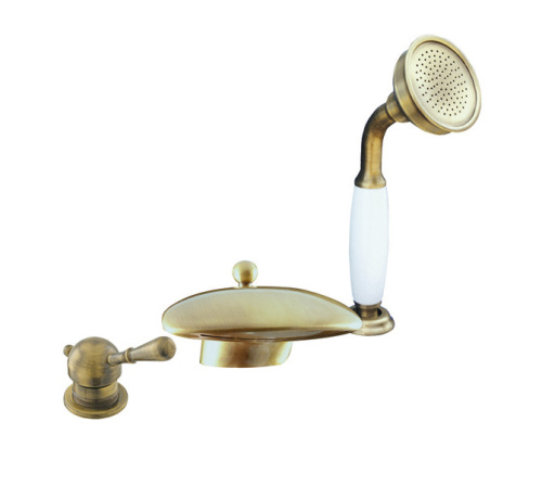 RAV SLEZAK Смеситель для ванны LABE 3 отверстия (бронза)