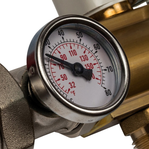 STOUT Коллектор в сборе с расходомерами 5 выходов, латунь