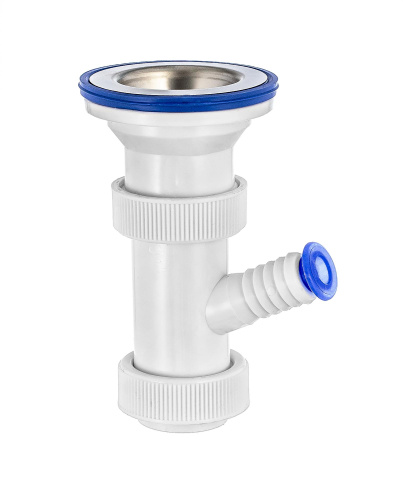 VIRPLAST Выпуск "Элит" с отводом и нержавеющей чашкой (70 мм)