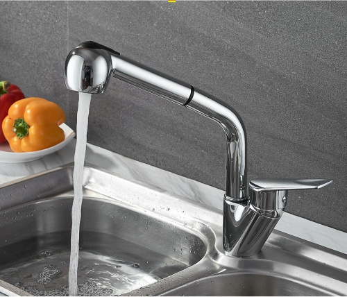 LEDEME 6040 Смеситель для кухни с выдвижной лейкой