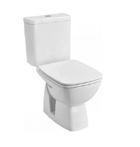 SANTEK Унитаз-компакт Нео Лайт с 2 режимами, тонким сиденьем soft-close и косым выпуском