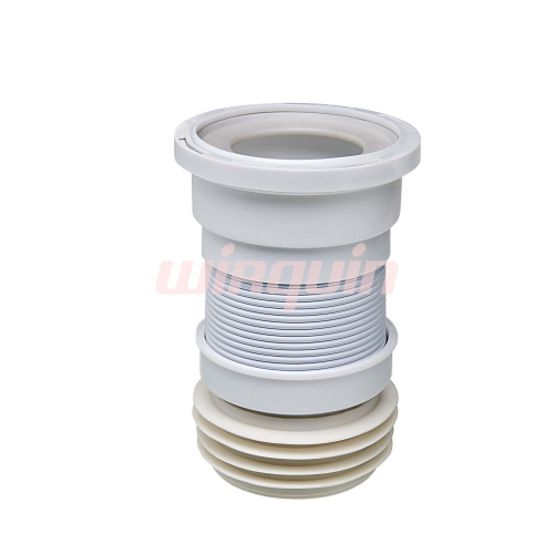 VIRPLAST ВИРПЛАСТ Слив  для унитаза АРМИРОВАННЫЙ гофрированный 190-330 мм, d-110 мм