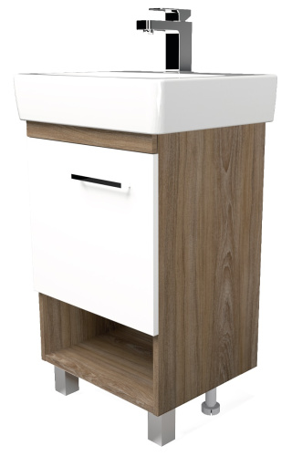 1Marka Напольная тумба TERA 55Н с одной дверкой, дуб сокраменто