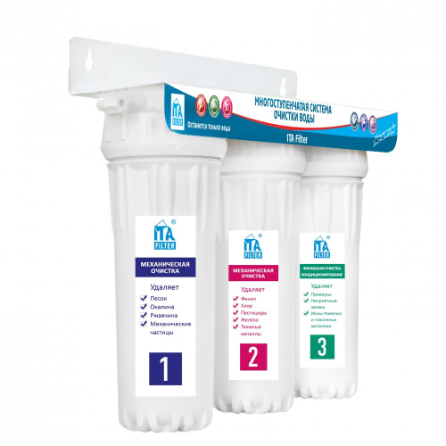 ITA FILTER Фильтр под мойку ОНЕГА 3-СТ Умягчающий