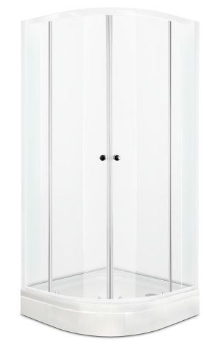 DOMANI-SPA Душевое ограждение 80*80*180 см Fit 99, матовые стекла, без поддона