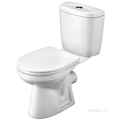 SANTEK Унитаз-компакт Анимо дюропластовое сиденье горизонтальный выпуск