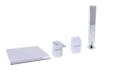 RAV SLEZAK Смеситель для ванны LOIRA, 4 отверстия (хром)