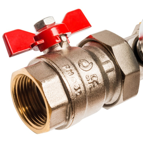 STOUT Коллектор в сборе с расходомерами 12 выходов, латунь