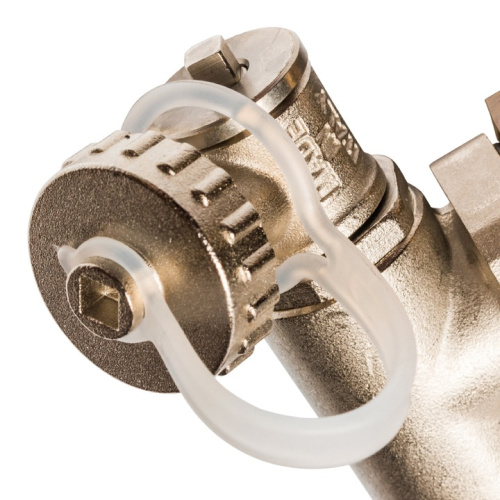 STOUT Коллектор в сборе с расходомерами 9 выходов, латунь