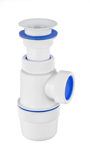 VIRPLAST Сифон "Элит" 1 1/2"х40 выпуск пластик 63мм