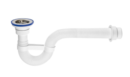 VIRPLAST Сифон "VIR" для душ.поддона с нержавеющим выпуском 40/50