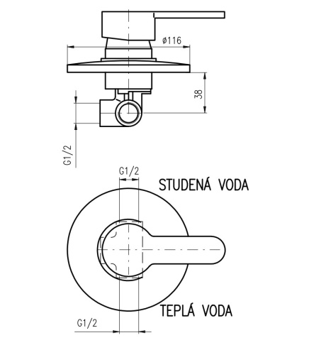 RAV SLEZAK Смеситель для ванны ZAMBEZI, душа скрытого монтажа